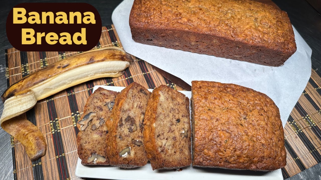 Banana Bread Recipe - Easy Baking Recipe - Easy Banana Recipe by Powerchef Pranav