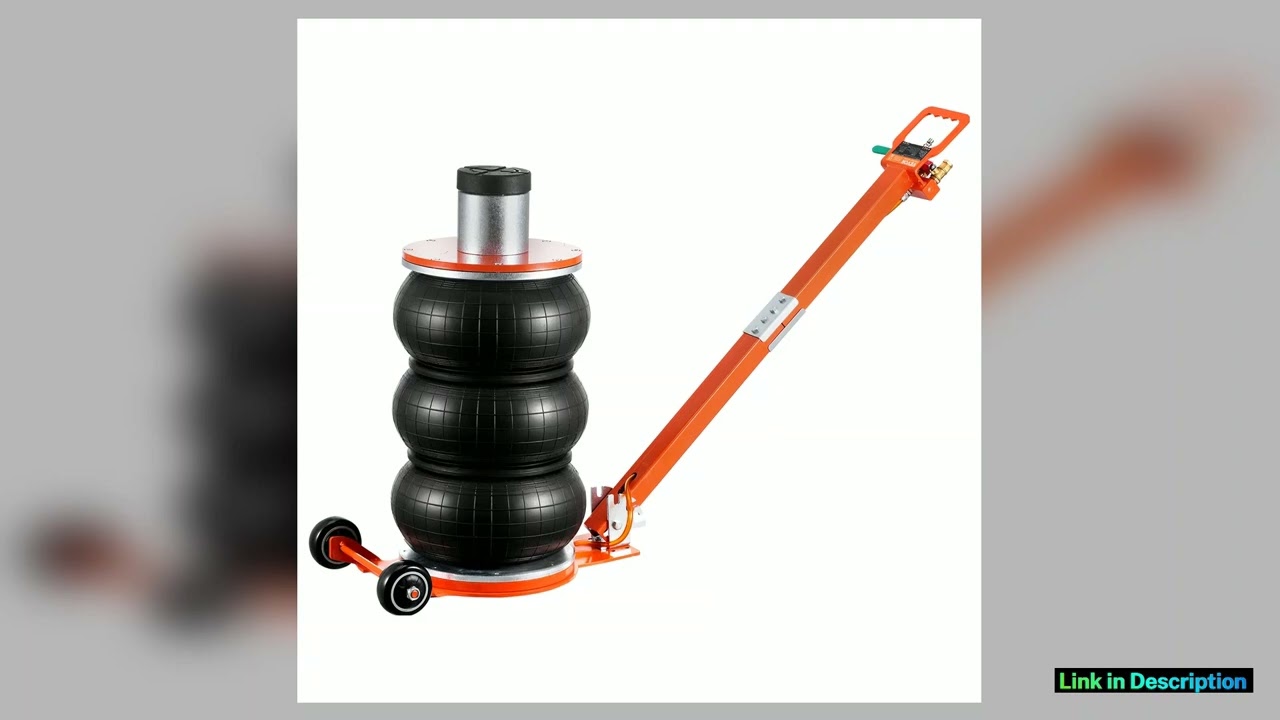 SucceBuy Air Jack 35 Ton Pneumatic Lifting Jack with Heightened Column Adjustable Handle Thick