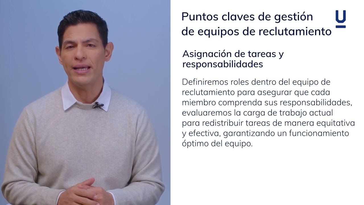 Cómo gestionar procesos de reclutamiento de personal -  Curso de gestión de equipos de reclutamiento