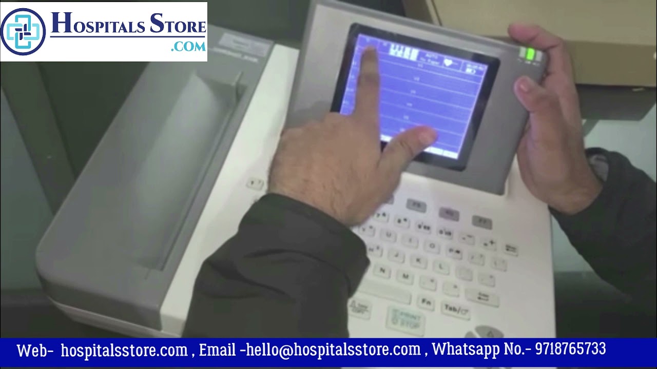 BPL 9108 12 Channel ECG Machine | All ECG machine settings |Details Installation Demo Video |