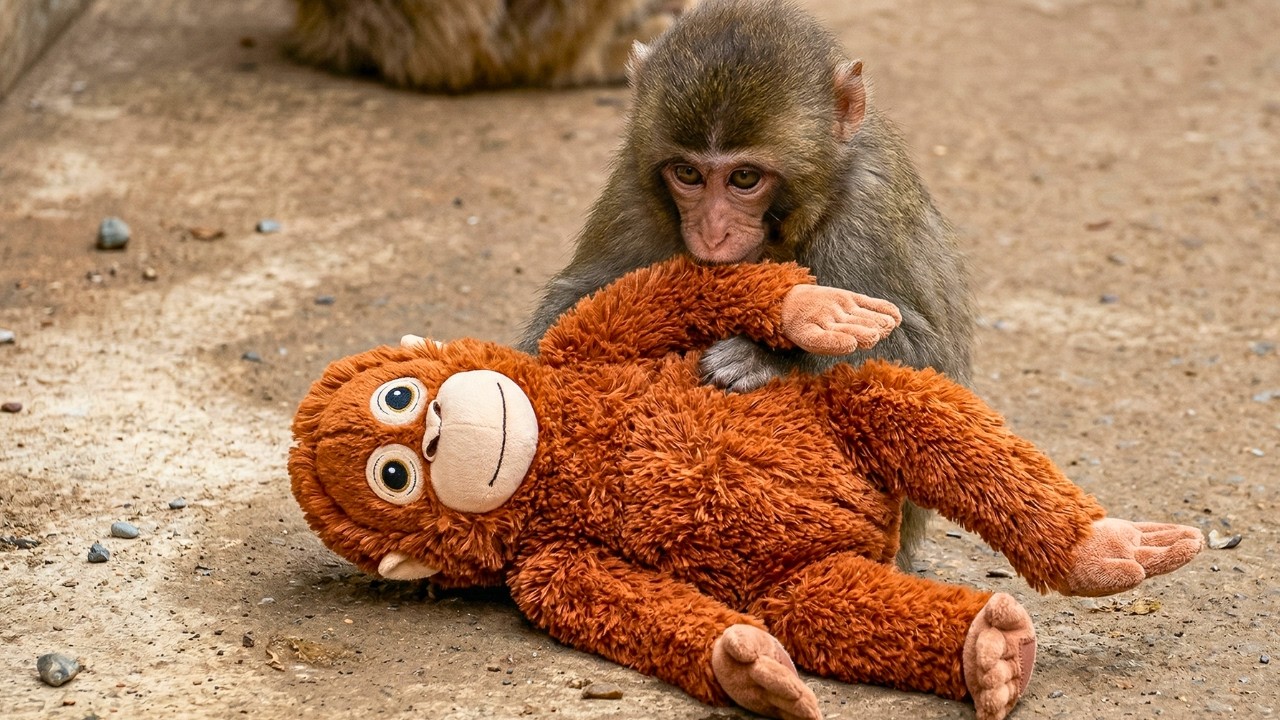 Baby Monkey Punch Says He's Over Oran Mama&hellip; But He's Not 🐒🧸