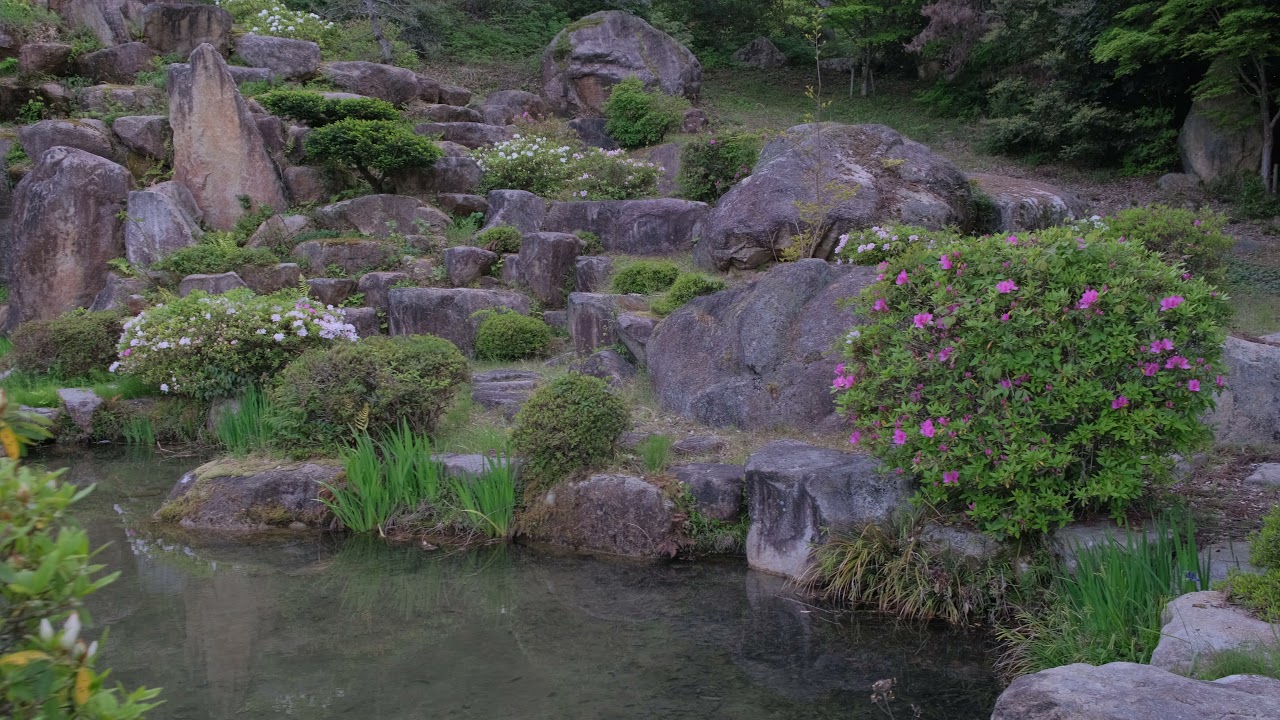 4K Walk RURAL JAPAN Mio-jinja Shrine Garden