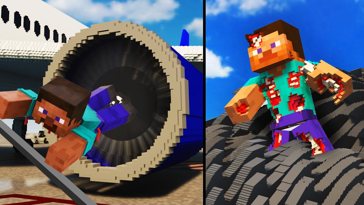 Сможет ли Стив выжить? / Улучшаем броню Стива, пока он не выживет! 😱