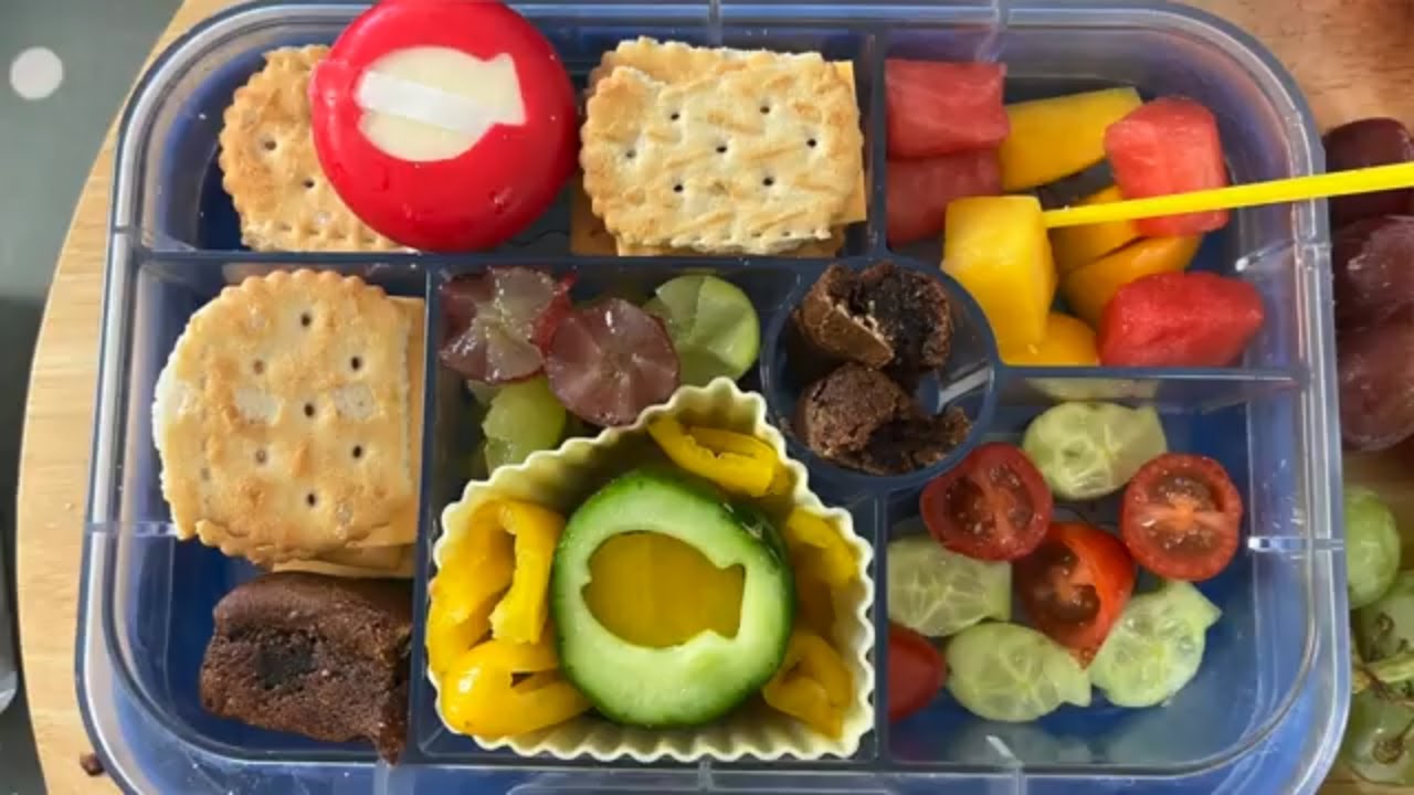 Quick easy NO COOK healthy DIY lunch box idea back to school | Lunchbox World