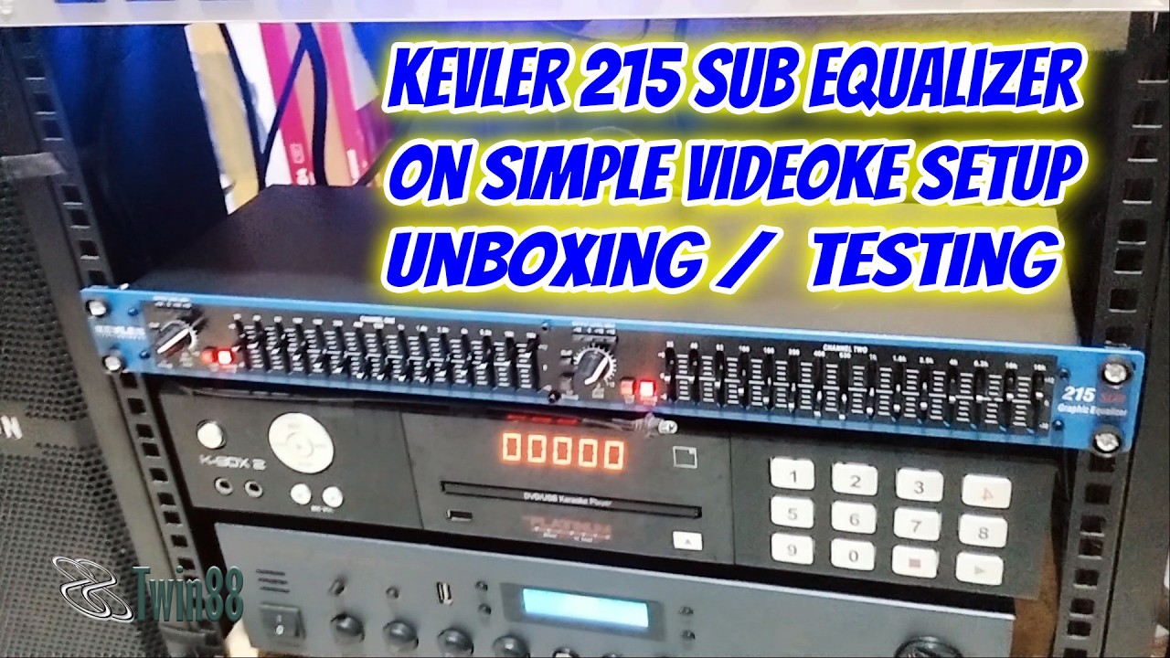 Kevler 215 Sub 15 Band Graphic Equalizer Testing and Soundcheck