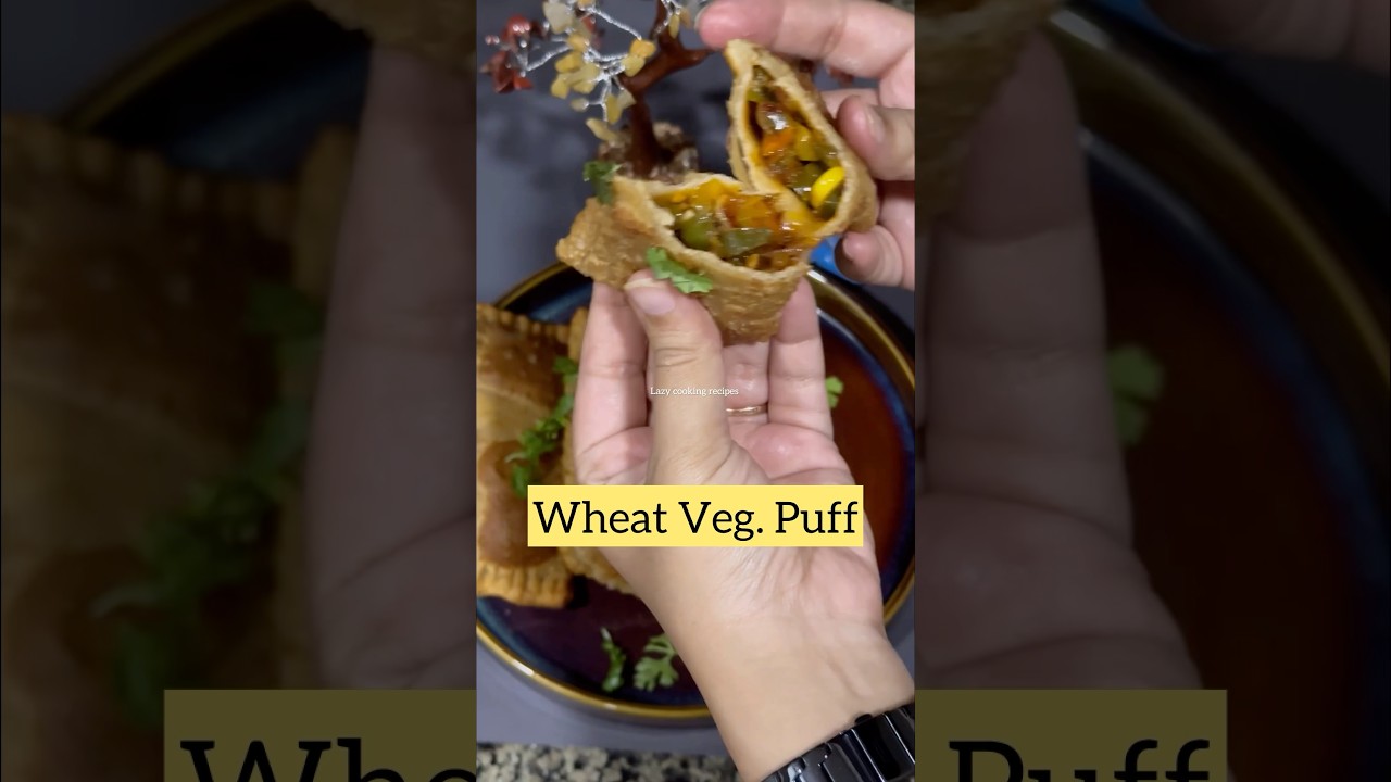 Healthy Veg.Puff | Homemade Veg. Puff | Veg.Pizza Puff | Quick And Easy Recipe Of Veg.Puff🫔#shorts