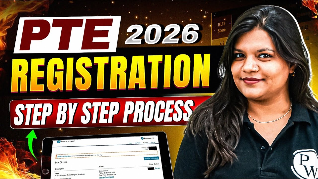 How to Register for PTE Exam Step by Step (2026)🔥 | Complete Pearson PTE Guide🤔