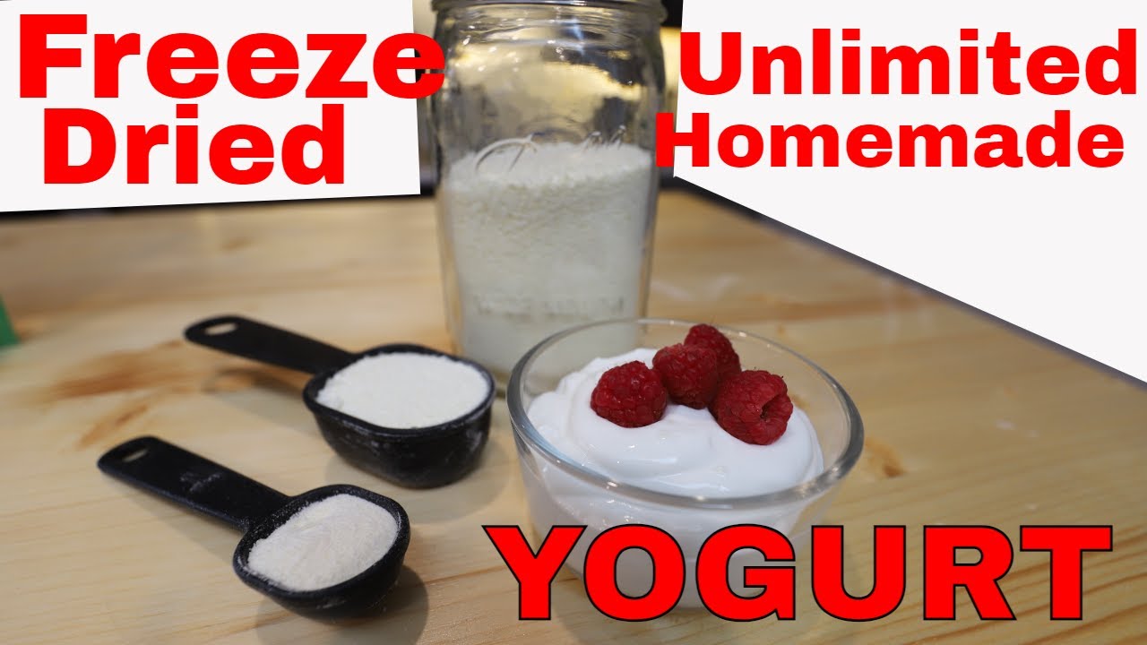 Unlimited Freeze Dried Yogurt -- Will a Yogurt Culture Survive Freeze Drying? #freezedriedyogurt