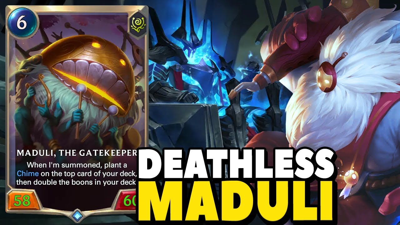 The Best Chime Printer Deck Is With Deathless Maduli - Mordekaiser & Bard - Legends of Runeterra