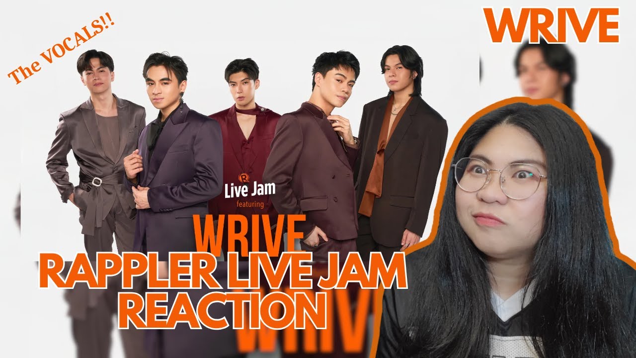 The vocals!!! Rappler Live Jam featuring WRIVE Reaction