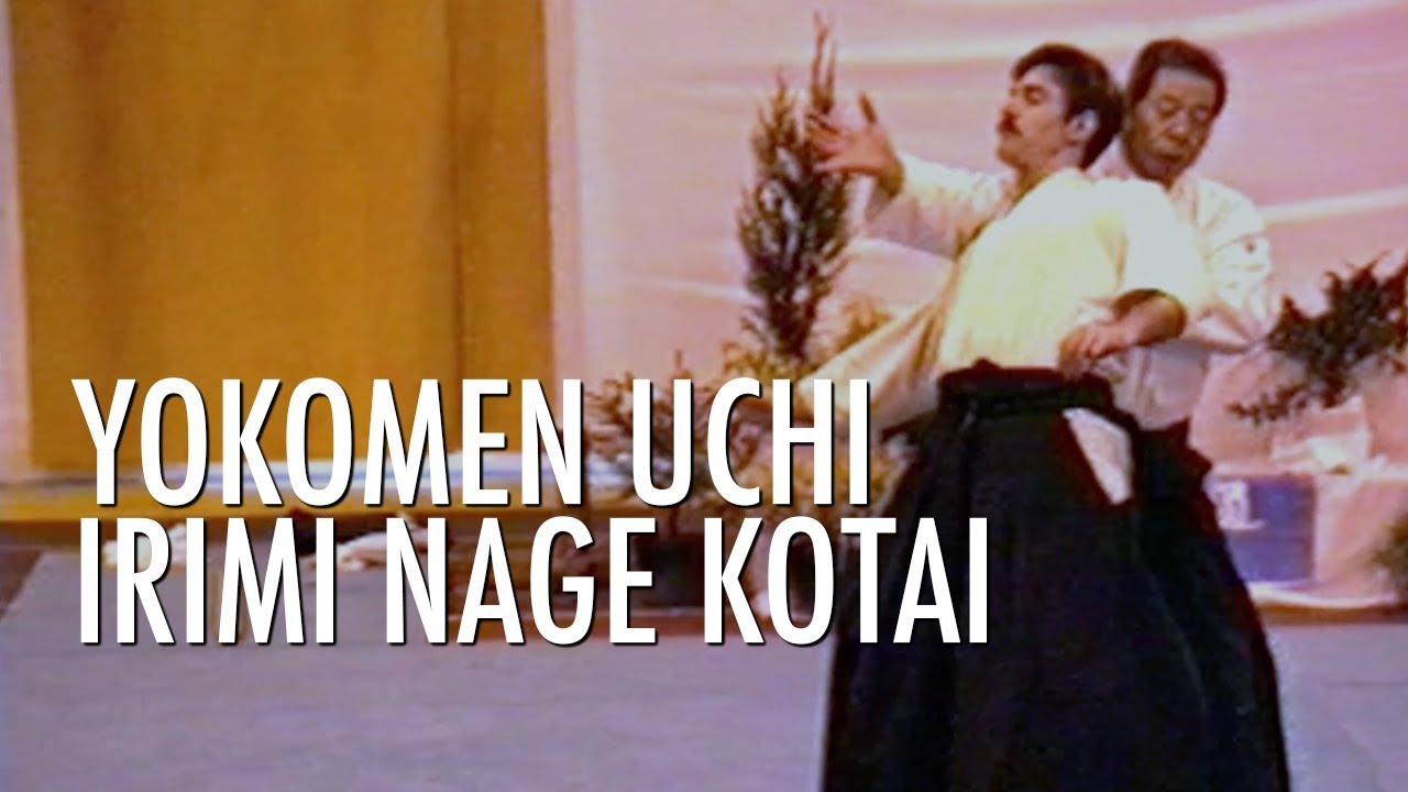 MORIHIRO SAITO Sensei - YOKOMEN UCHI IRIMI NAGE KOTAI (Aikido Lost Seminar France 1989)