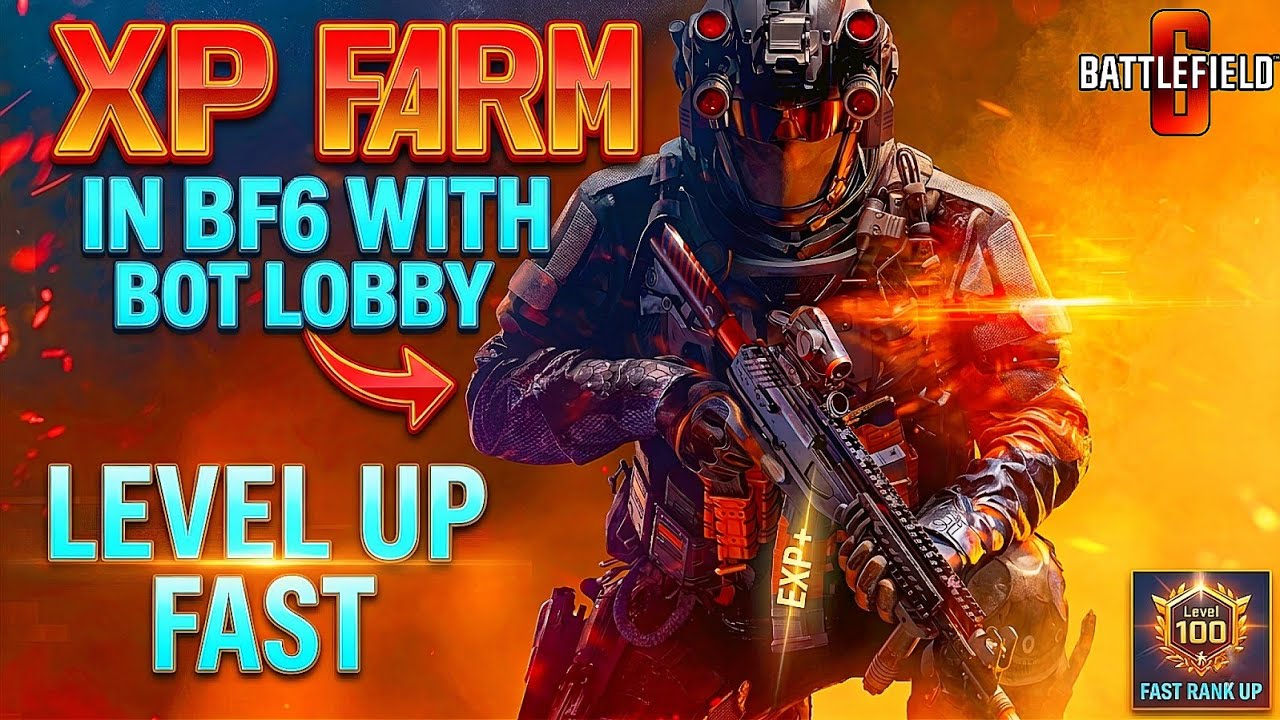 BATTLEFIELD 6: THE ULTIMATE XP FARM & FAST RANK UP GUIDE! (BOT LOBBY)