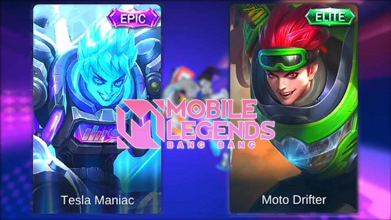 X.Borg Tesla Maniac Skin VS Moto Drifter Skin MLBB