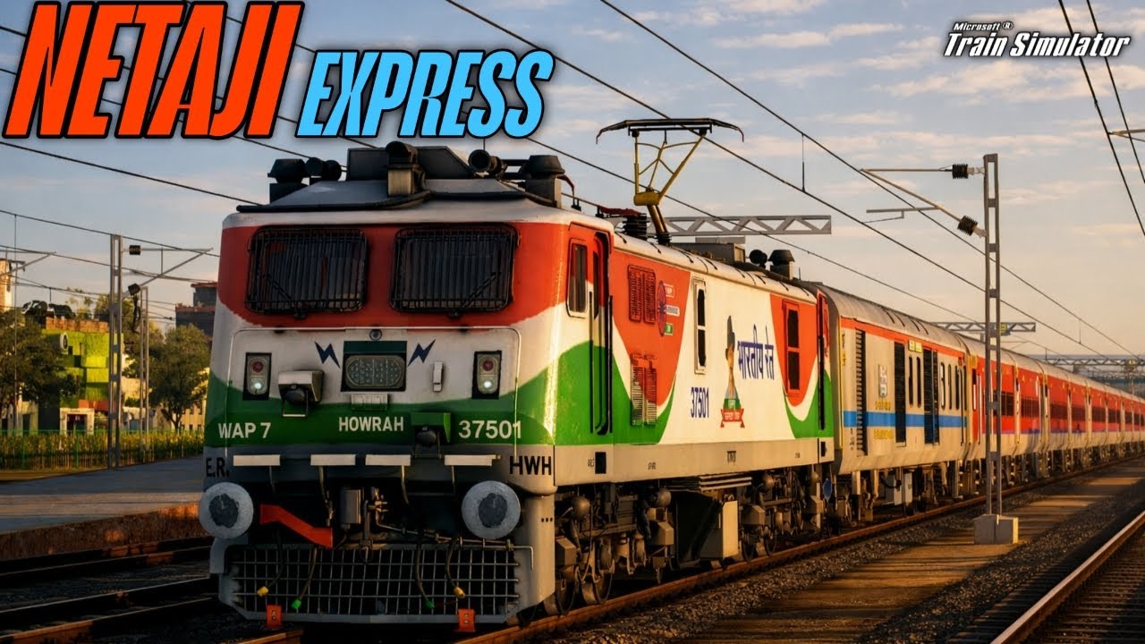 CAN WE REACH GHAZIABAD ? MORNING JOURNEY☀️12312 NETAJI EXPRESS|TRAIN SIMULATOR |MSTS/OPEN RAILS LIVE