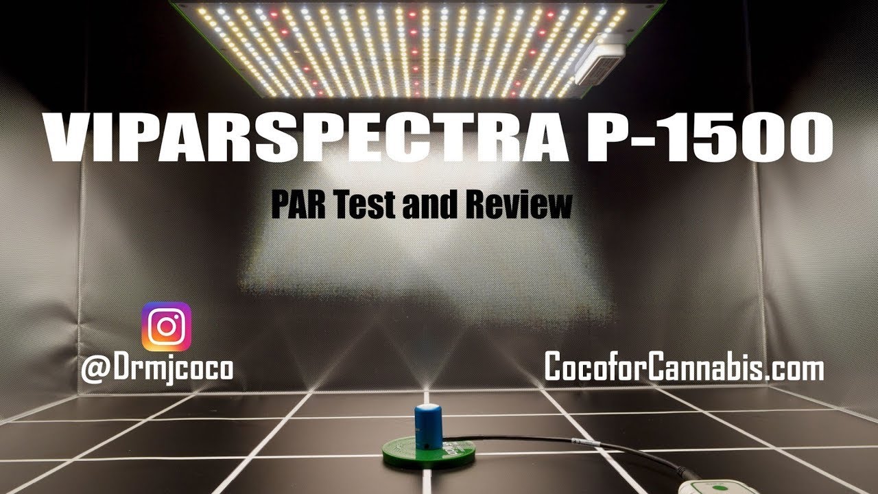 ViparSpectra P1500 PAR Test and Review by Dr MJ CoCo