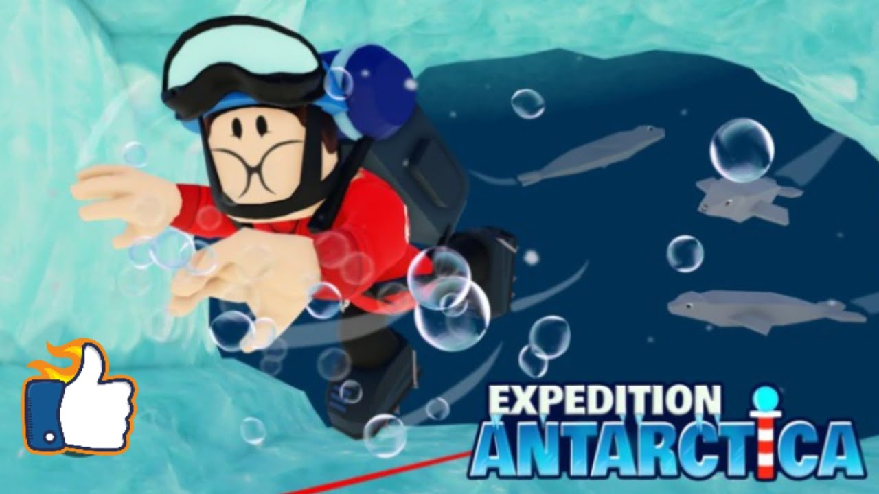 Buzlu Dağa tırmanıyoruz [ Roblox Antartika seferi