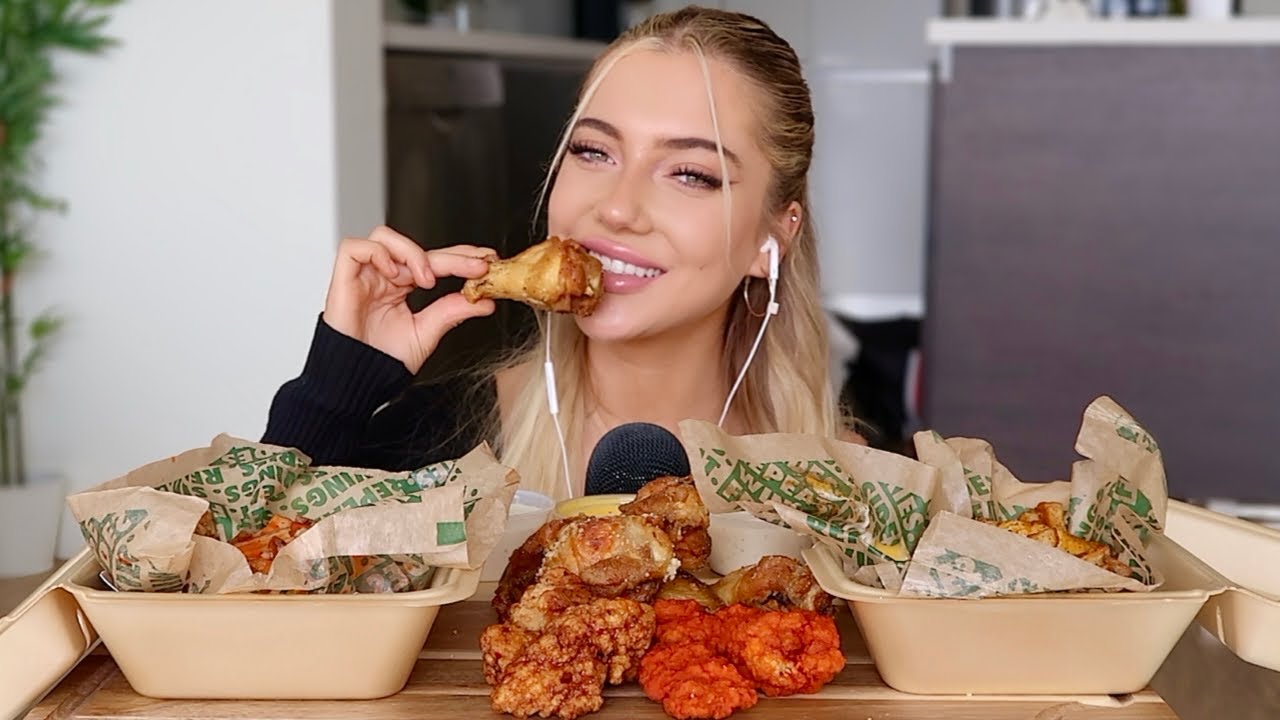 ASMR WINGSTOP MUKBANG