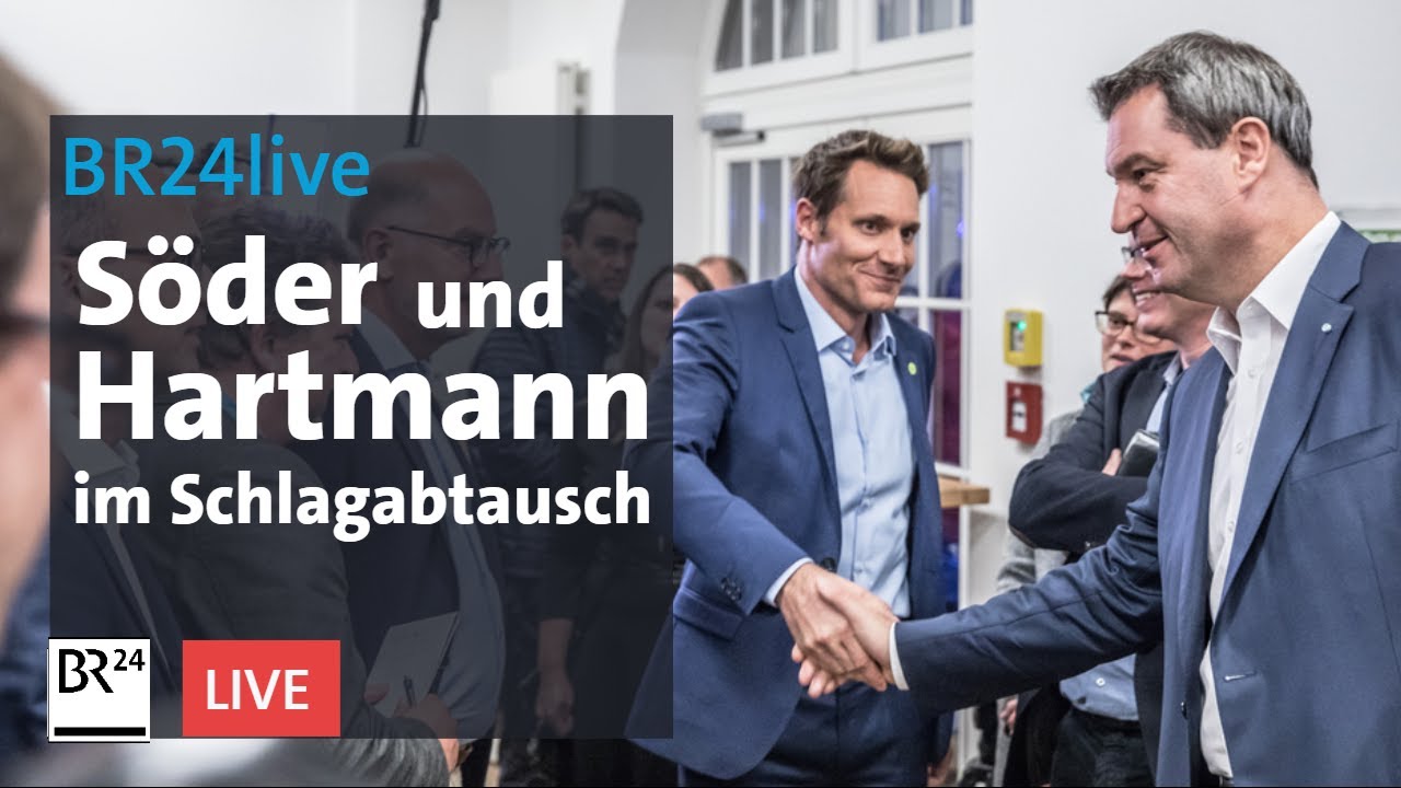 Die Konfrontation: Söder und Hartmann im Schlagabtausch | BR24ive