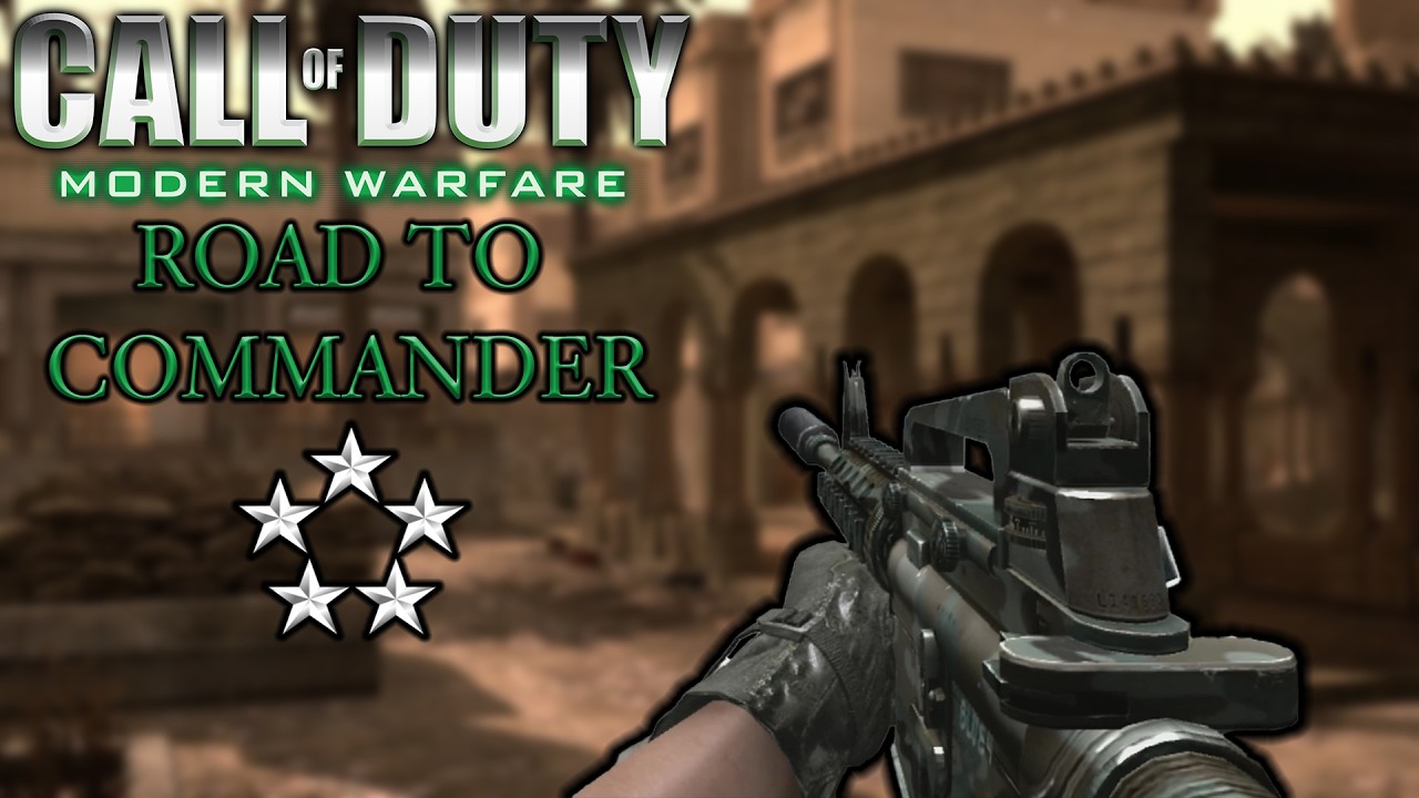 THE SILENCED M4 CARBINE IS INSANELY GOOD | ROAD TO COMMANDER | CALL OF DUTY 4