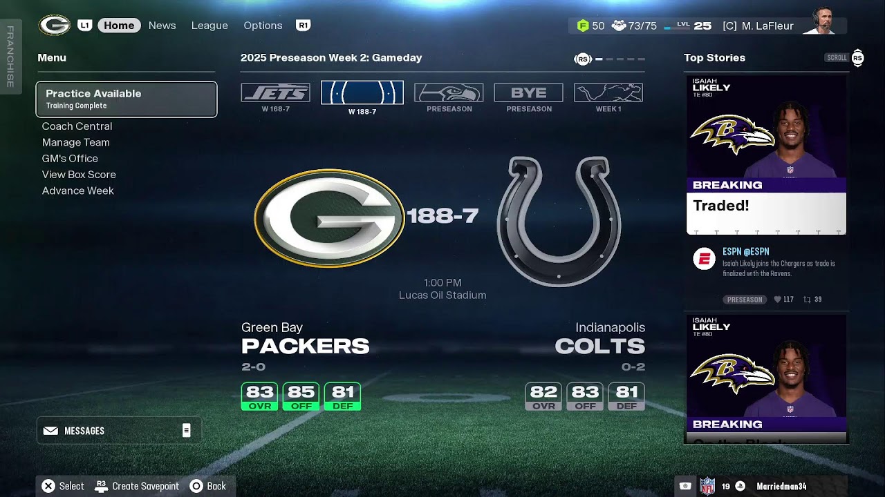 Madden 26 Grind Time ( Detroit Lions )