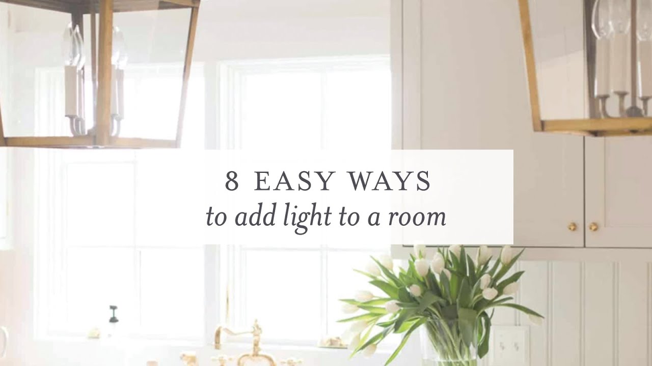 8 простых способов добавить света в комнату
