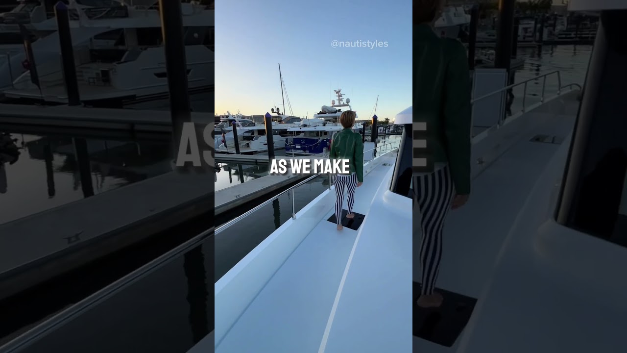 $1.7M Yacht-Home 🤩⬆️Full Tour⬆️ #yachtlife