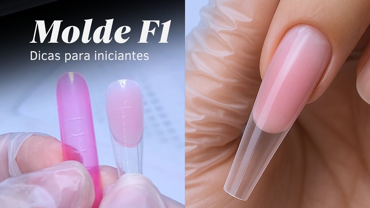 Dicas para iniciantes Molde F1 aplica&ccedil;&atilde;o Gel Polygel | Aline Makelyne