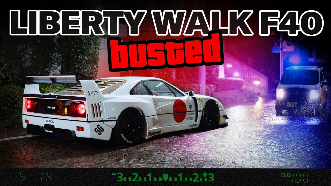 World's FIRST widebody Ferrari F40 built by Liberty Walk | Capturing Car Culture