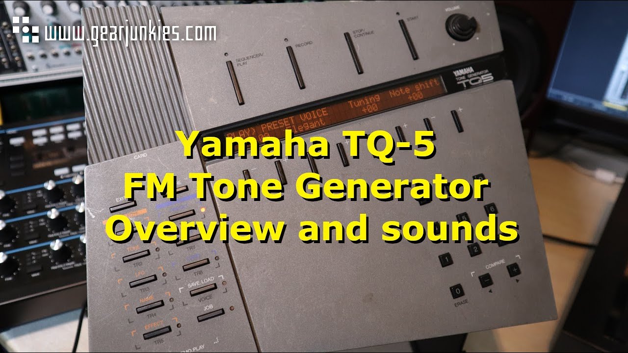 Yamaha TQ 5 FM Tone Generator Overview and sounds