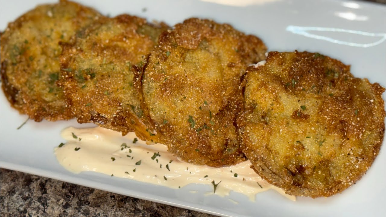 How to Make Crispy Southern Style Fried Green Tomatoes | Crunchy, Tangy, and Delicious