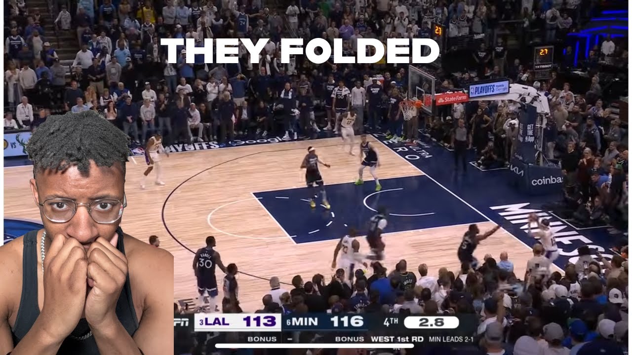 LAKERS VS TWOLVES GAME 4 REACTION: ANT 4TH Q TAKEOVER🔥 #lakers #twolves #nba #basketball #playoffs