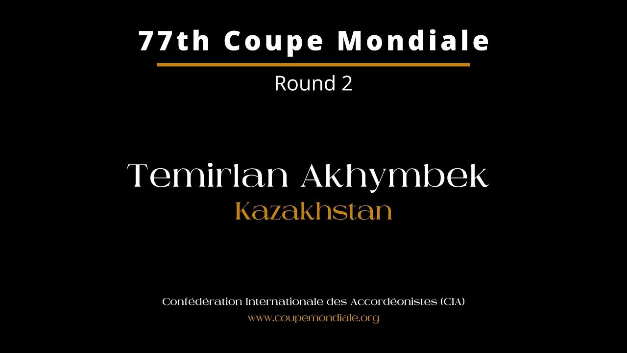 Temirlan Akhymbek (Kazakhstan): Sonata No.2 - V. Semionov - 77th Coupe Mondiale 2024 – Round 2