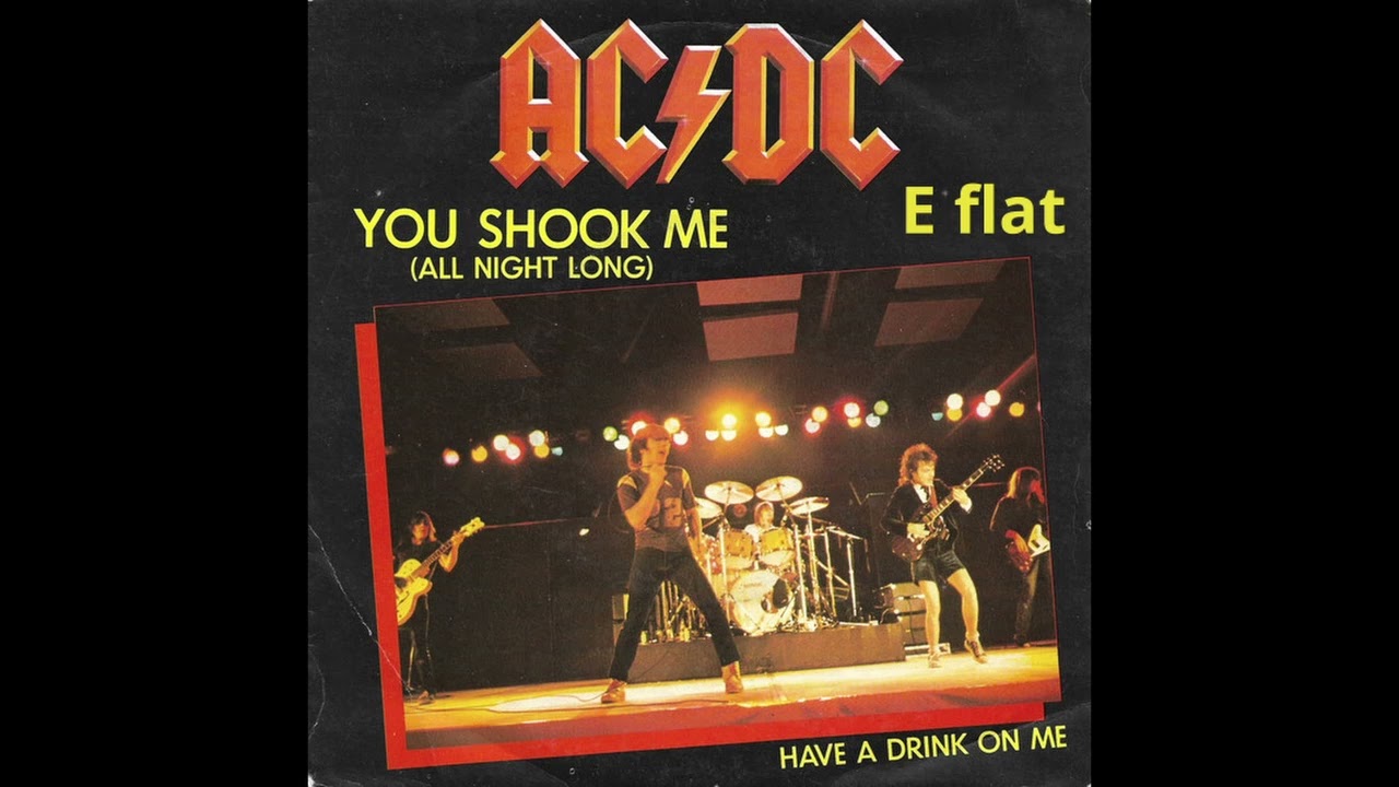 You Shook Me All Night Long by AC/DC - E flat (Eb) Tuning