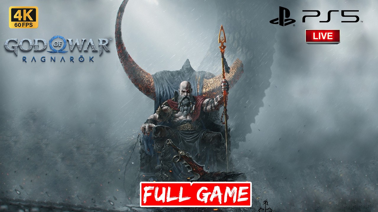 God of War Ragnarok Gameplay Walkthrough FULL GAME - PART 1 [PS5]  | LIVE with Commentary