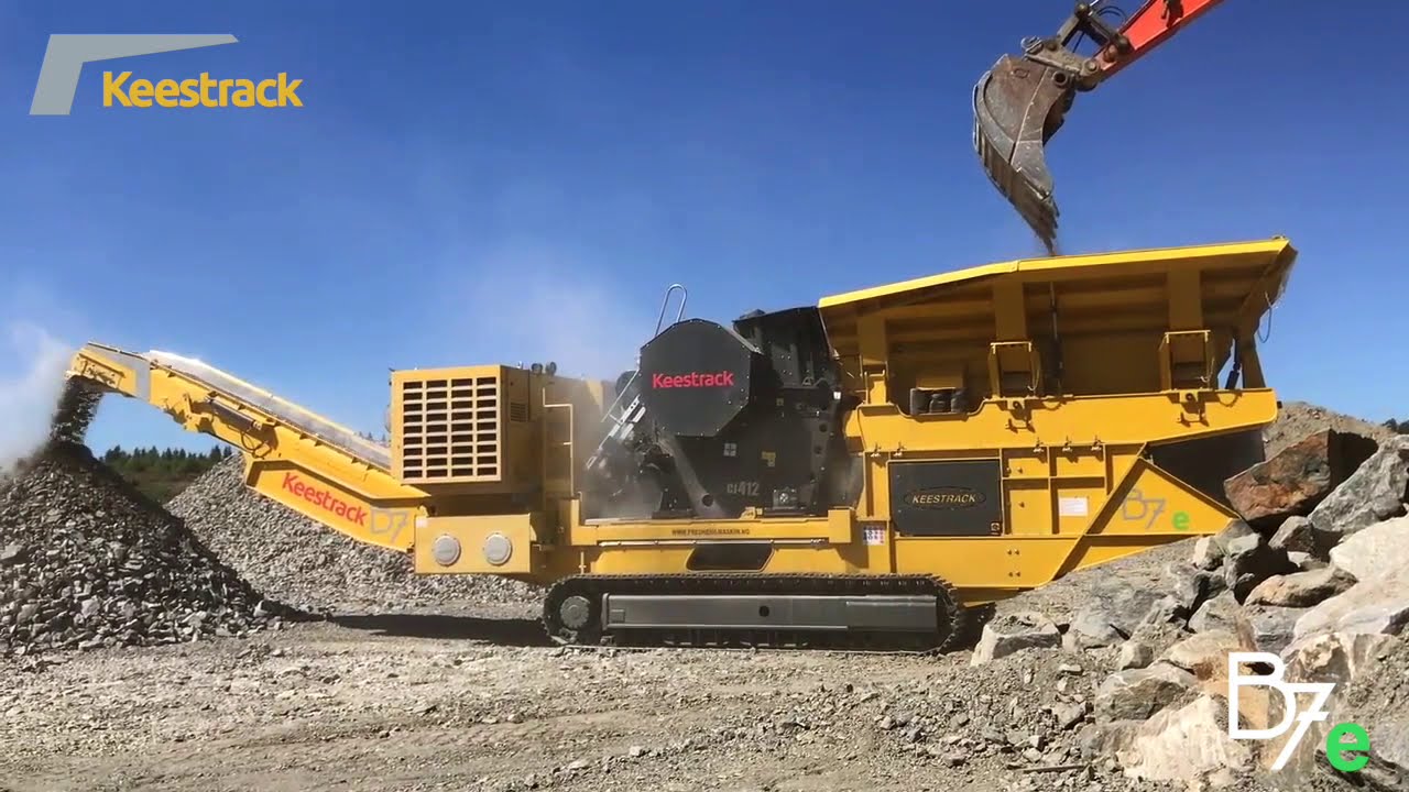 Keestrack - B7e Full Hybrid Jaw Crusher