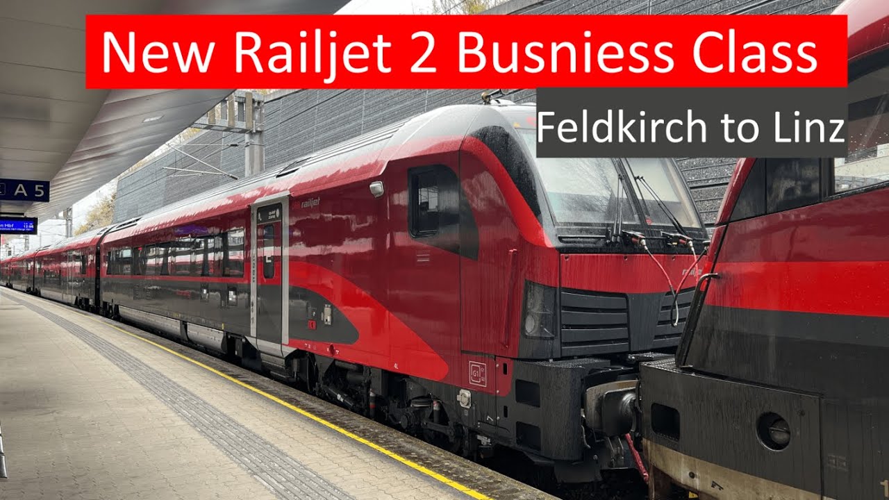 TRIP REPORT | ÖBB Railjet 2 | Feldkirch to Linz | Business Class