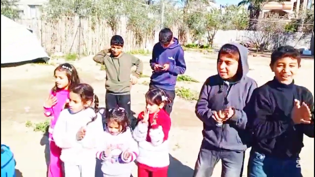 فعاليات الكابتن نور خماش وأطفال غزة الحلوين 