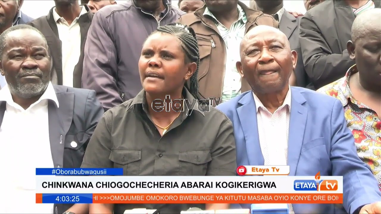 Kisii residents condemn the remarks by the United Opposition attacking Governor Simba Arati