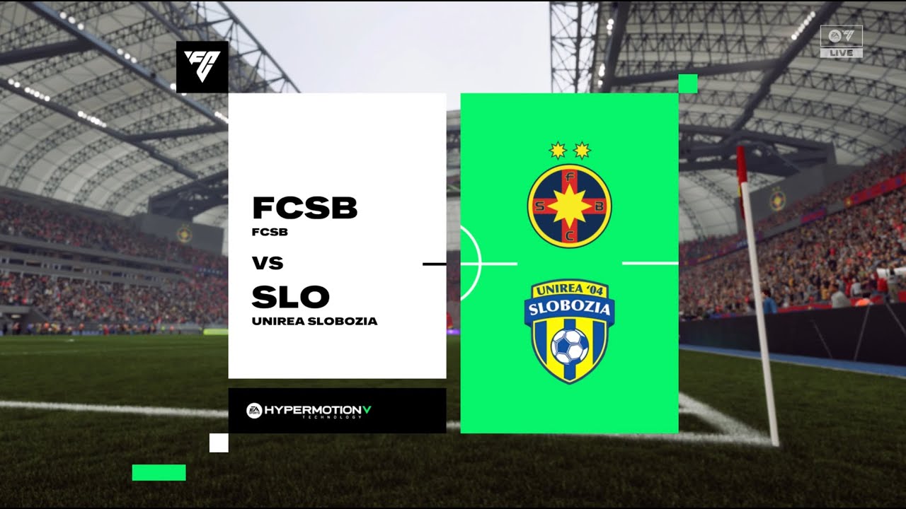 EA FC 26| FCSB vs Unirea Slobozia | Round 4 | 2025-26 SuperLiga w/FCSB