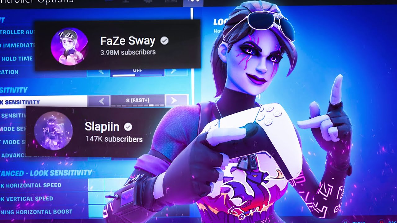 Trying The BEST Controller Players Settings on Console! (ft. FaZe Sway and Slapiin)
