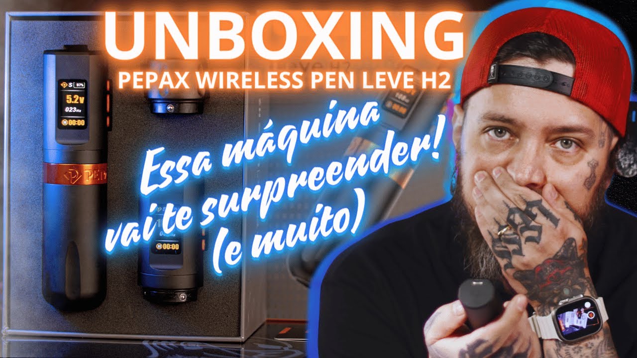 Unboxing PEPAX Tattoo Machine Leve H2 4,2 mm PT-BR [4K]
