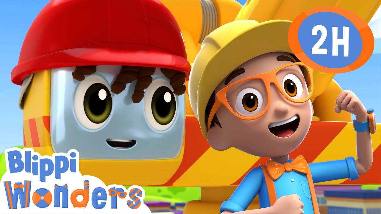 Crane | Blippi Wonders | Moonbug Kids - Play and Learn