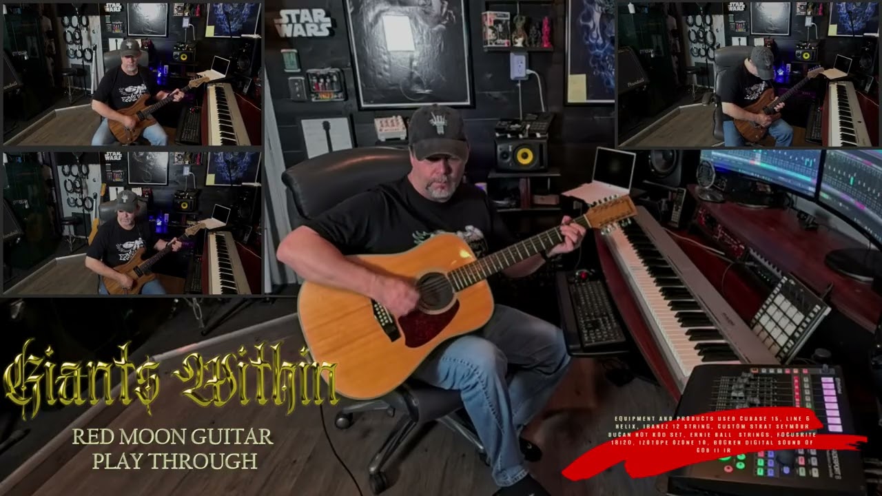 Giants Within Red Moon Guitar play through video from the album A New Road A New Life