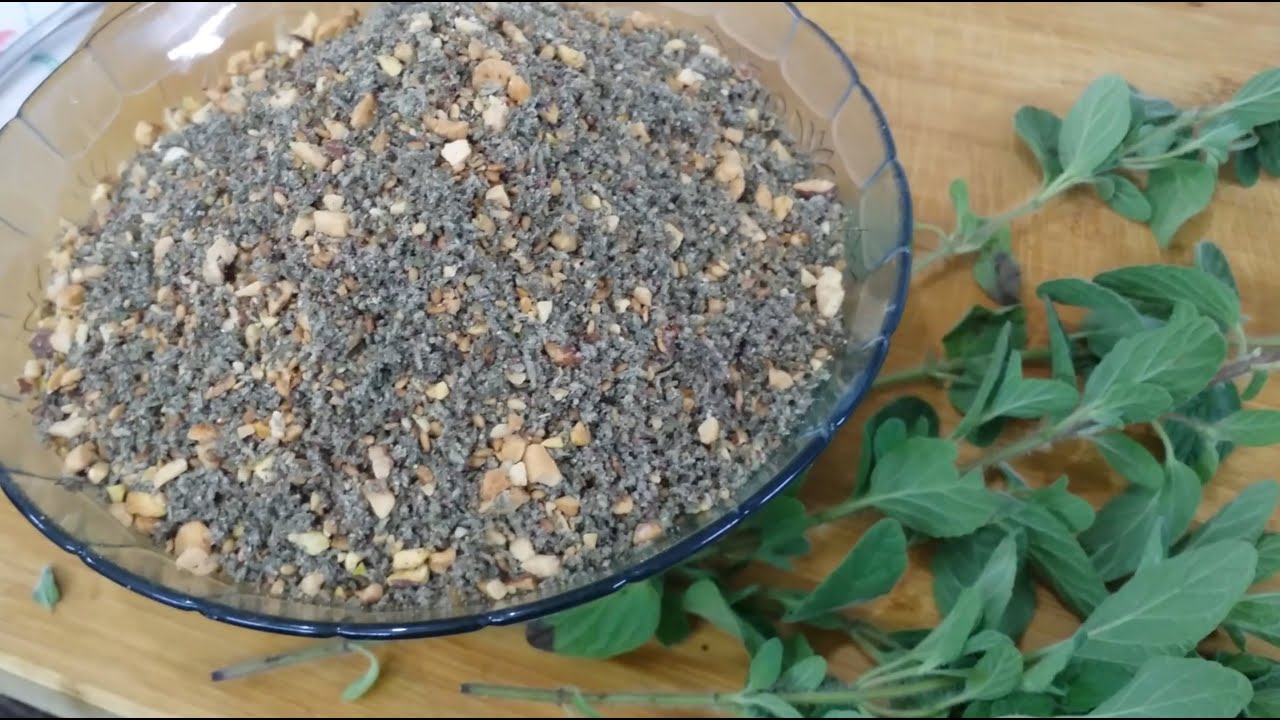 خلطة الزعتر بالمكسرات  💐