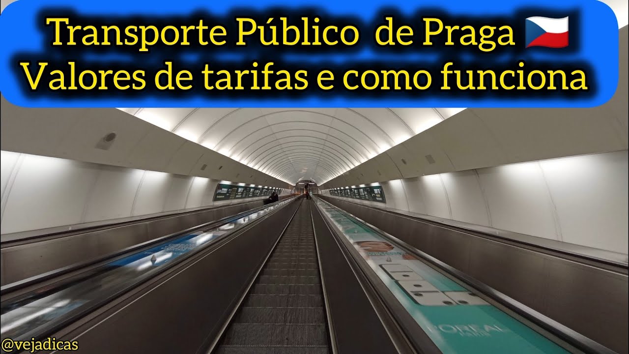 TRANSPORTE PÚBLICO DE PRAGA 🇨🇿 Preços das passagens e como funciona o transporte na República Tcheca