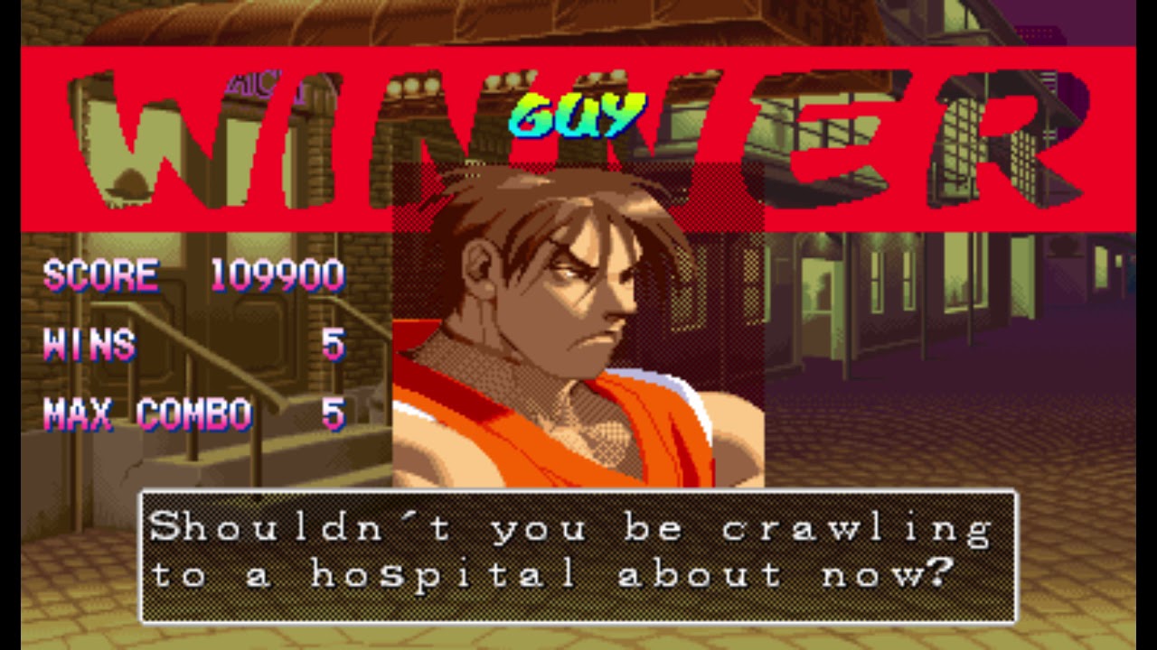 Street Fighter Alpha 1 ( Arcade ) - Guy Playthrough ( Sept 10, 2019 )