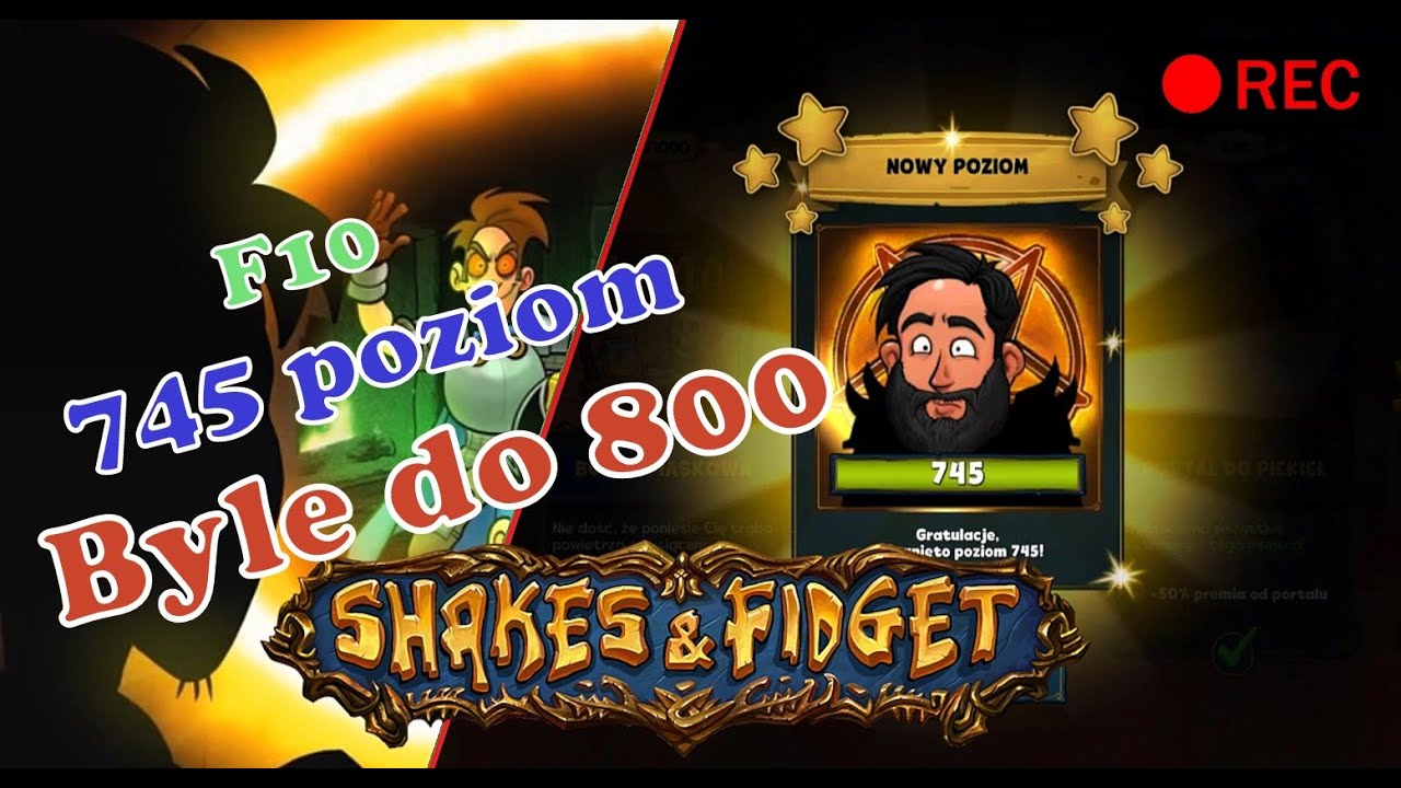 745 POZIOM WPADA Z LOCHÓW, ALE GDZIE TAM DO 800 LVL... - TEDEIK🚗F10 (S24PL) - SHAKES & FIDGET #264