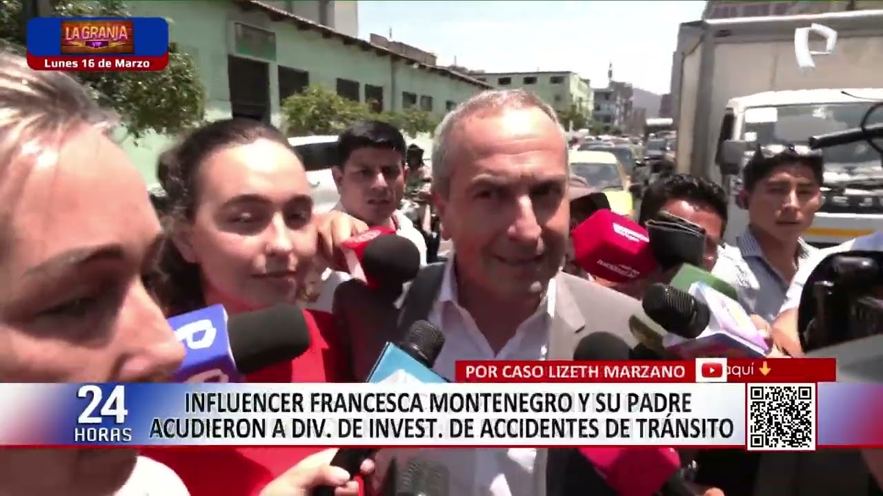 Caso Lizeth Marzano: influencer Francesca Montenegro y su padre dieron su manifestación ante la PNP