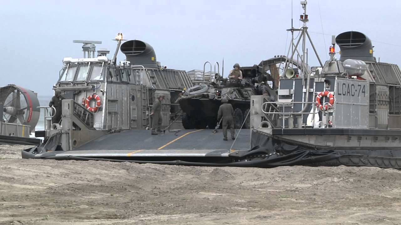 LCAC Hovercraft Amphib Landing