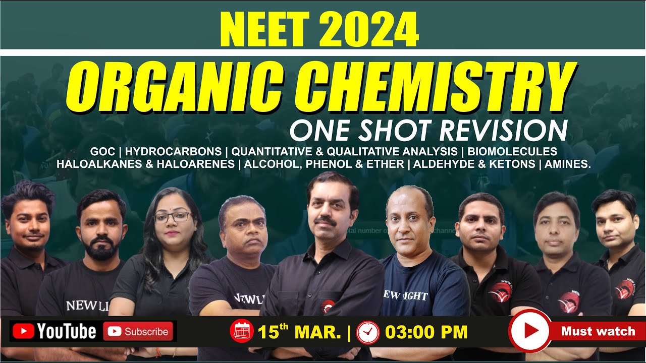LIVE NEET 2024 | COMPLETE ORGANIC CHEMISTRY IN ONE SHOT | ORGANIC FOR NEET 2024 | NEW LIGHT #NEET_24